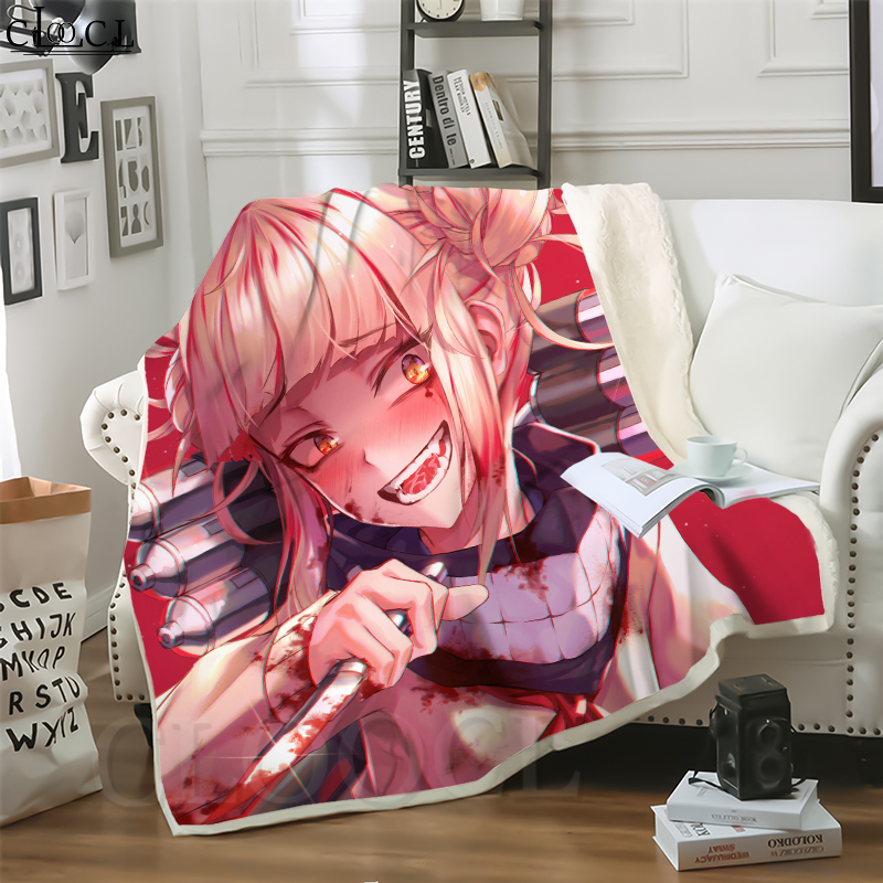 

CLOOCL New Anime Ahegao Blushing Girl 3D Print Hip-hop Style Air Conditioning Blanket Sofa Teens Bedding Throw Blankets Plush Quilt
