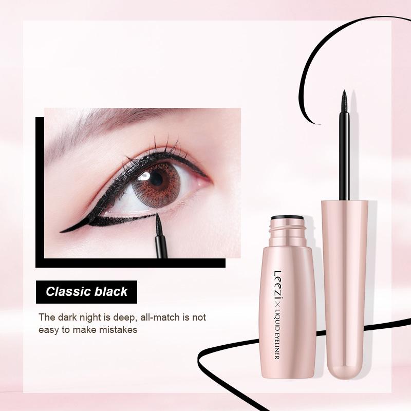 

LEEZI Liquid Eyeliner Black Quick-drying Waterproof Not Easy To Smudge Thick Long-lasting Liner Eye Makeup TSLM2, 01