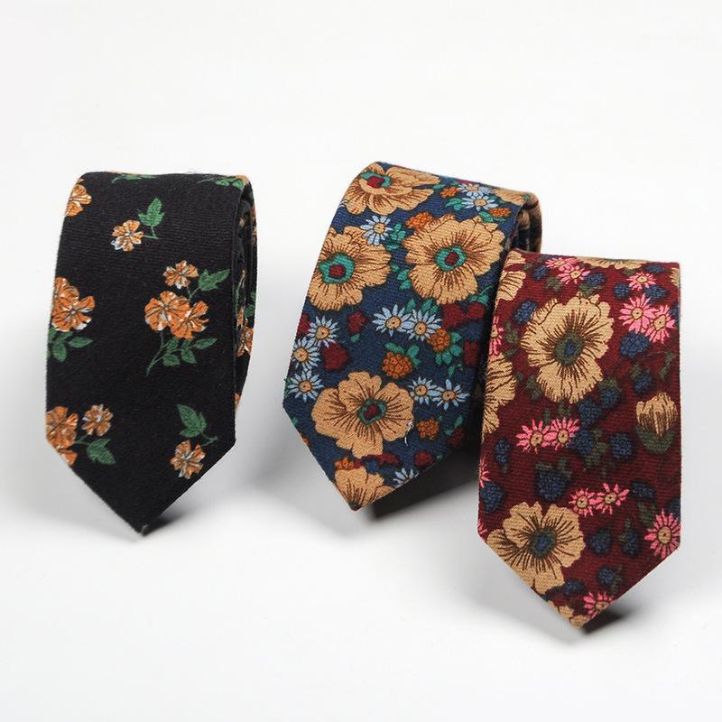 

Bow Ties Men's Narrow Tie 6cm Sand Cotton Fashion Casual Flower Fine Necktie Men Gift Mens Accessories Formal Dress Neckwear Slim Tie1
