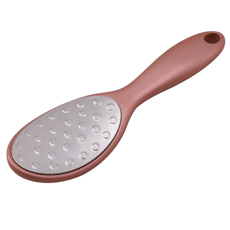 

Gold Foot Rasp File Pedicure Callus Remover Hard Dead Skin Scrubber Foot Brush Exfoliating Scraper Care Tool