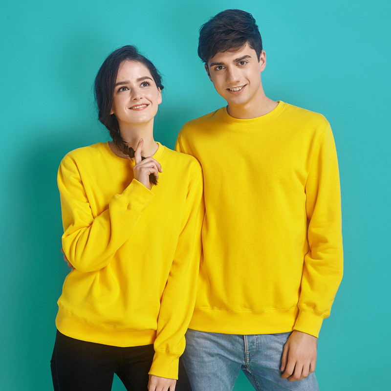

Winter 2020 New in Addition to Round From Neck Men Pullover Top Women Solid Color Casual Shirt Size S-xxxl 5jb4, White