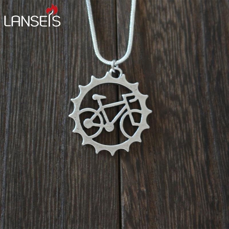

lanseis10pc rider Bicycle pendant Beautiful Unique Charm jewelry outdoor riding friend commemorate witness of friendship