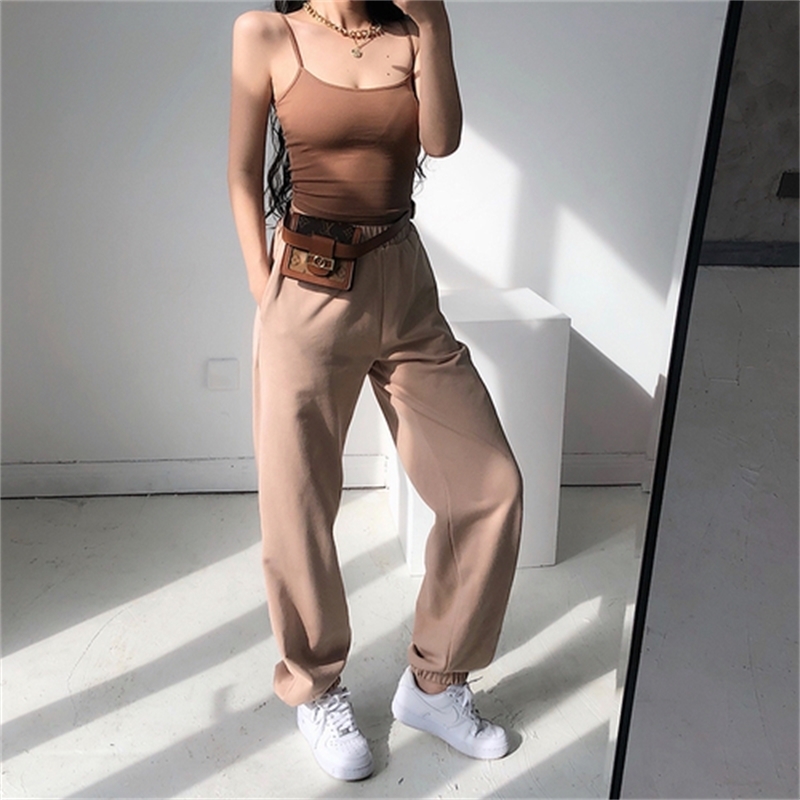 

New Luxury 2021 Designer Sports Sweatpants Reusers Autumn Woman Clothes 18xf ENOK, White