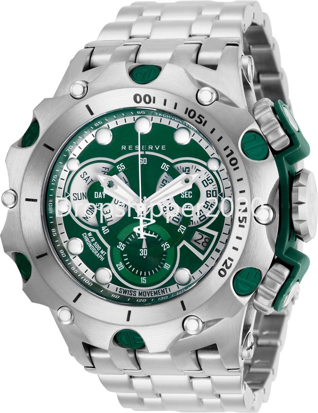 

Undefeated Watch Reserve Venom Men Model -27788 Men's Swiss Quartz 51mm Rotating Dial Chronograph Watchs Relógio masculino, Tool