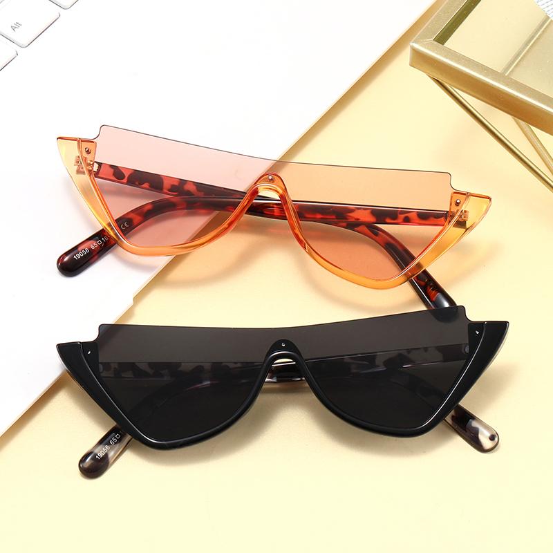 

Sunglasses Super Eyewear 20369 Women Brand Designer Sun Glasses Half Frame Shades Small Cat Eye