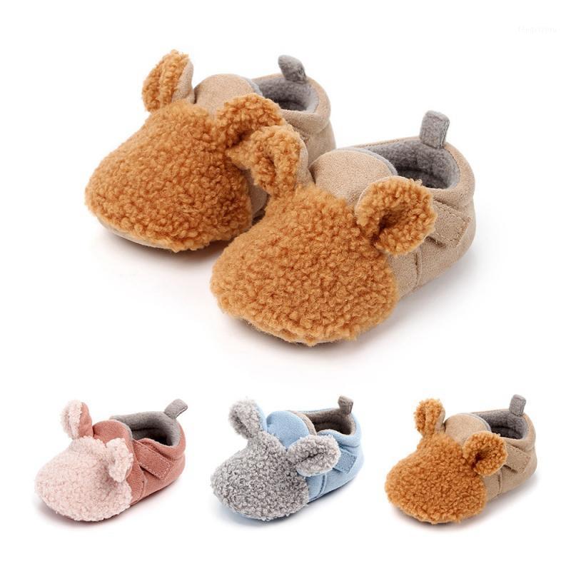 

Newborn Boy Girls Toddler First Walkers Baby Shoes Round Toe Flats Soft Slippers Shoes Winter Baby Soft Sole No-slip Shoe A261