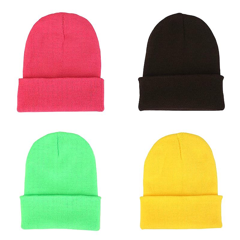 

Single Sell New Candy Colors Winter Hat Women Knitted Hat Warm Soft Trendy Kpop Style Wool Beanie Elegant All-match
