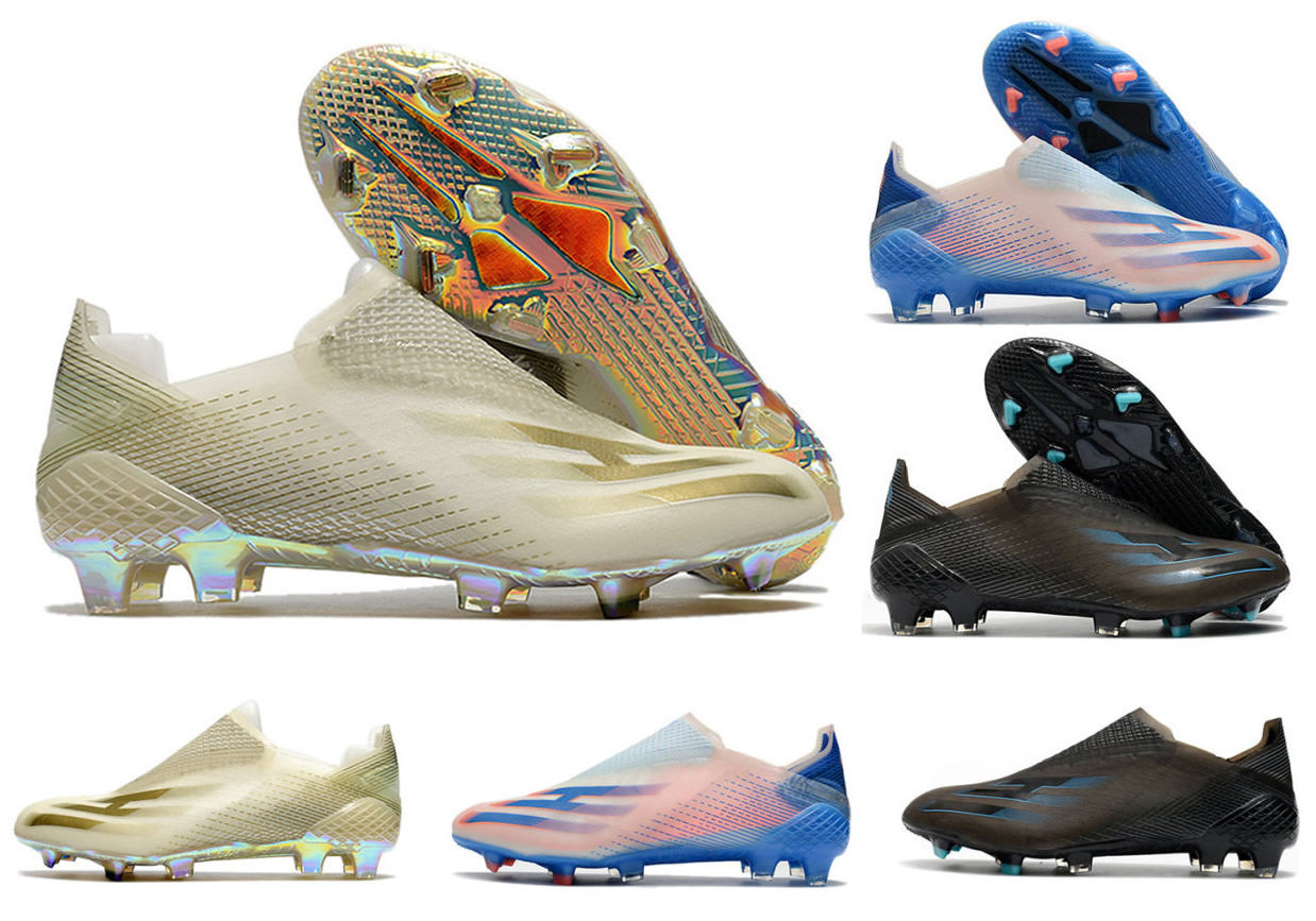 

New 2021 X Ghosted FG Soccer Mens Slip-On Football 20+x Soccer Boots football Shoes Cleats Size 39-45
