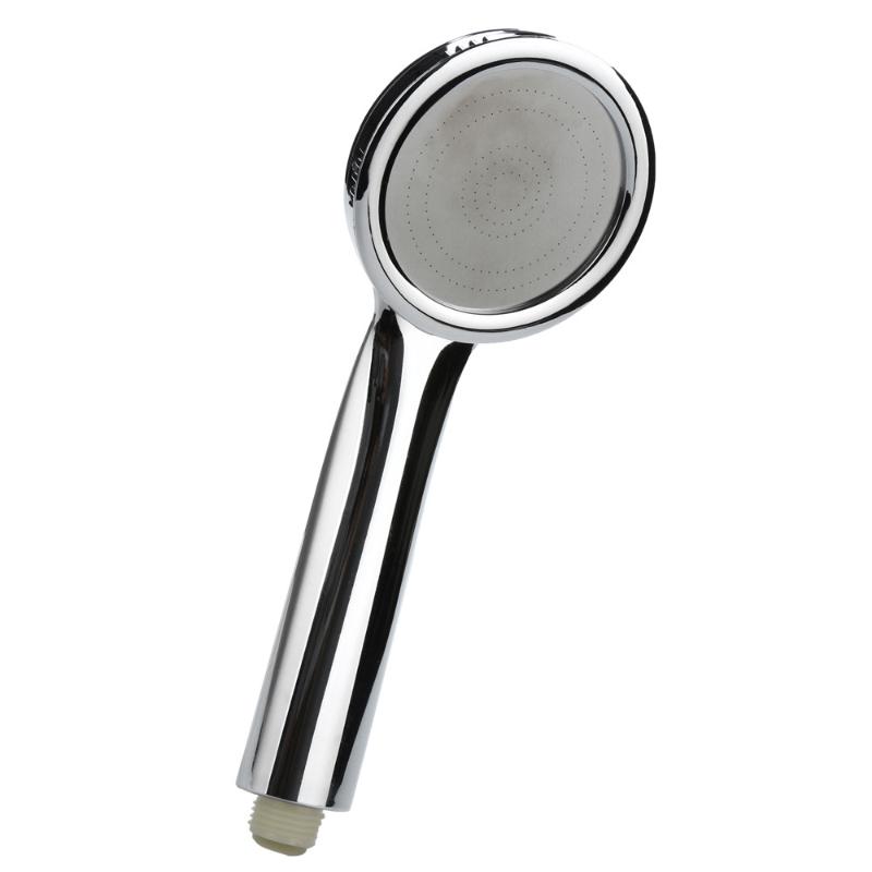 

Water Shower Head Super Low Pressure Boosting Bath Saving Abs Chrome jet Handheld Shower Head Bathroom Accessories