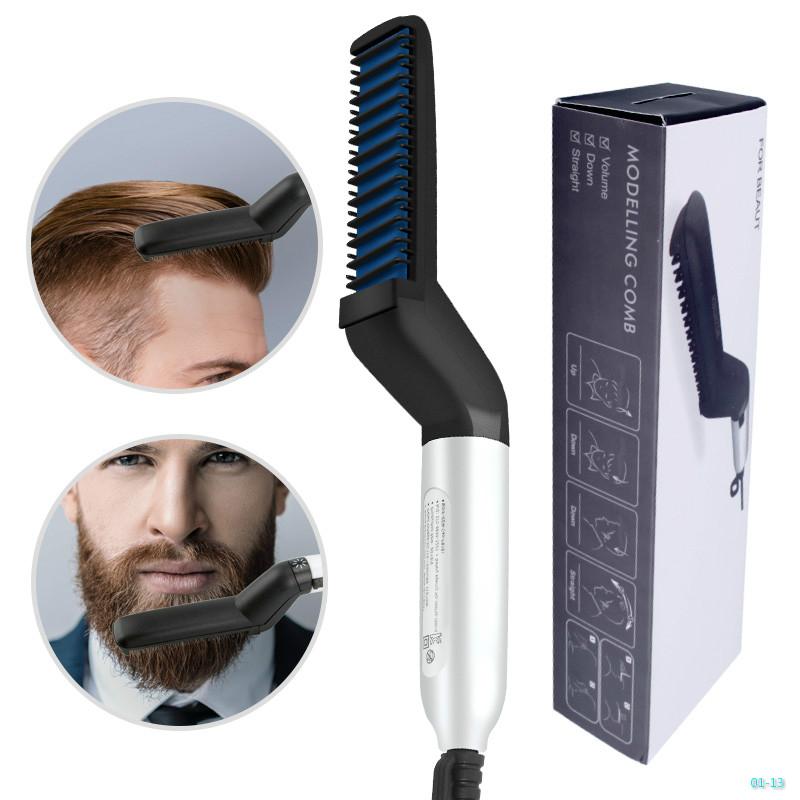 

Multifunctional Hair Comb Brush Beard Straightener Hair Straighten Electric Beard Straightening Comb Quick Hair Styler For Men 99