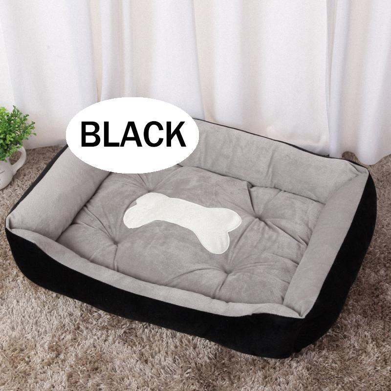 

Bone Pet Bed Warm Linen cat house For Small Medium Large Dog Soft Washable House Cat Puppy Cotton Kennel Wash