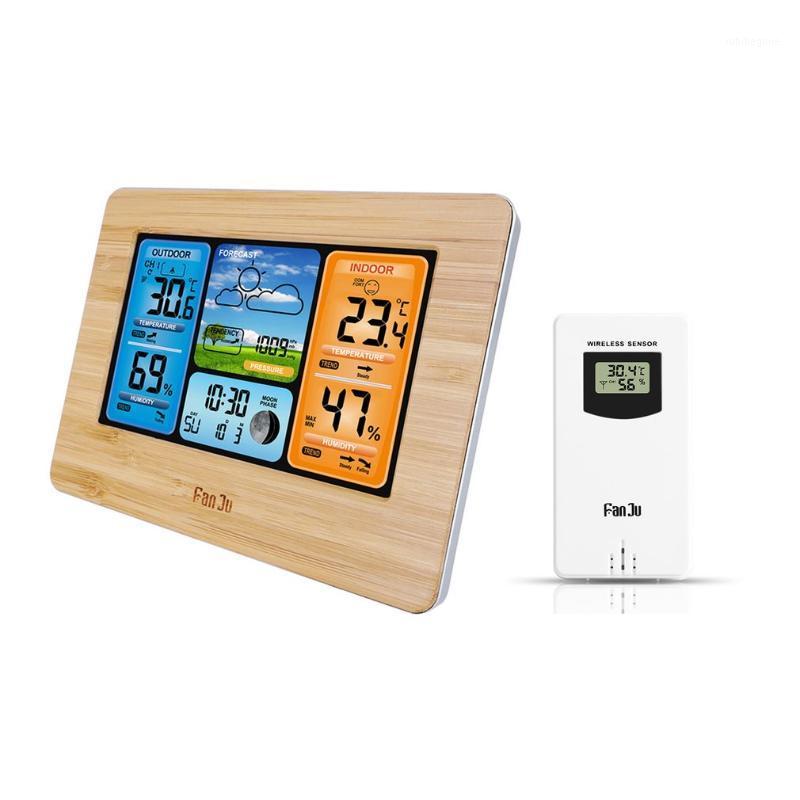 

Electronic Digital LCD Desk Clock Temperature Humidity Monitor Clock Hygrometer Weather Forecast Table1