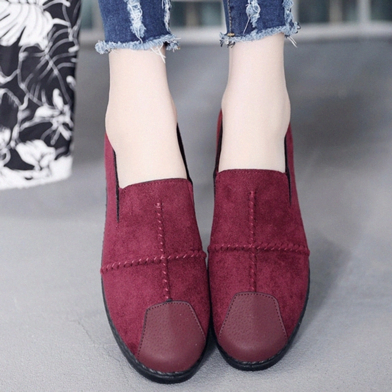 

New Classic Spring New Lazy One Foot Casual Women's Shoes Breathable Cloth Shoes Fashion Flat Tide Shoes #rr1K