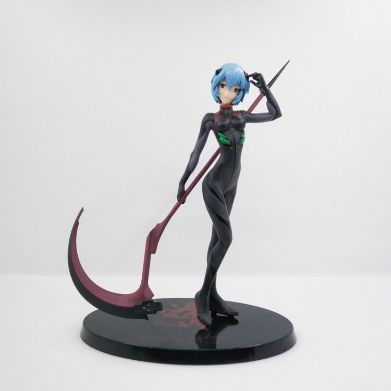27cm Anime Neon Genesis Evangelion Ayanami Rei PVC Action Figure Collectible Model Doll Toys-image-617054383