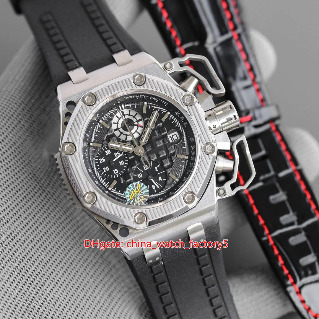 

7 Style Best Quality Men's 42mm x 16mm Survivor 26165 26165IO.00.A002CA.01 904 Stee Swiss ETA 7750 Movement Automatic Mens Watch Watches