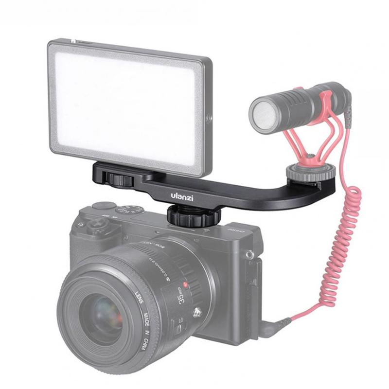 

Ulanzi PT-8 PT-9 Vlog Cold Shoe Plate for 7 6 5 DSLR Camera Extend Cold Shoe Mount to LED Video Light Microphone