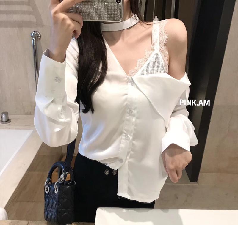 

2020 Same New Red Spring Off the Shoulder Hot Lasso Drill Suspend Celebrity Temperament Little Girl Shirt Z6g4, See chart