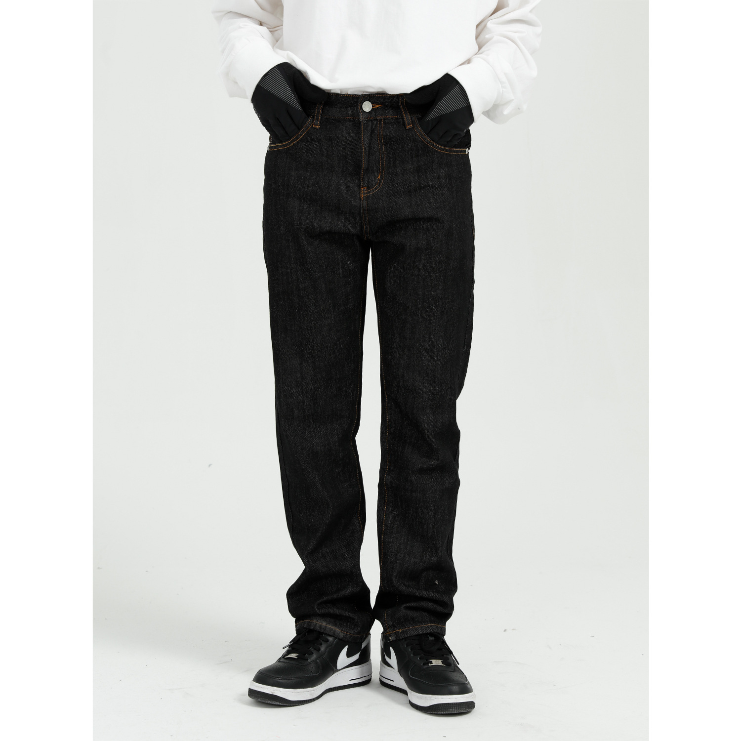 

2020 Brem Male Streetwear Vintage Hip Fashion Breeches Basic Brim Pants N1q6, 913a