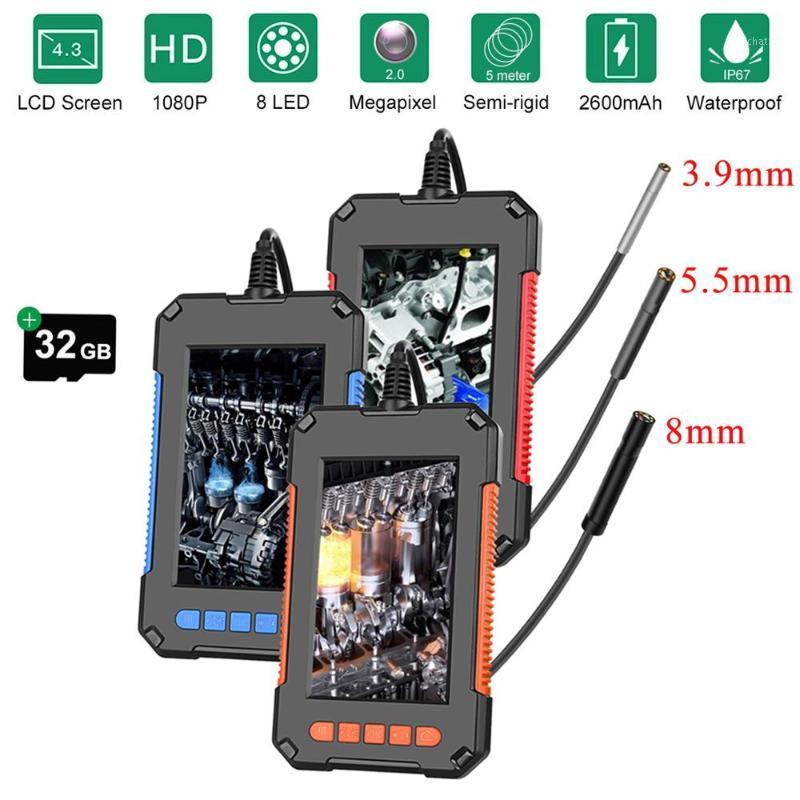 

Industrial Endoscope 1080P HD Borescope Camera Video Inspection Camera 4.3 Inch LCD Screen Snake with 2600mAh Battery1