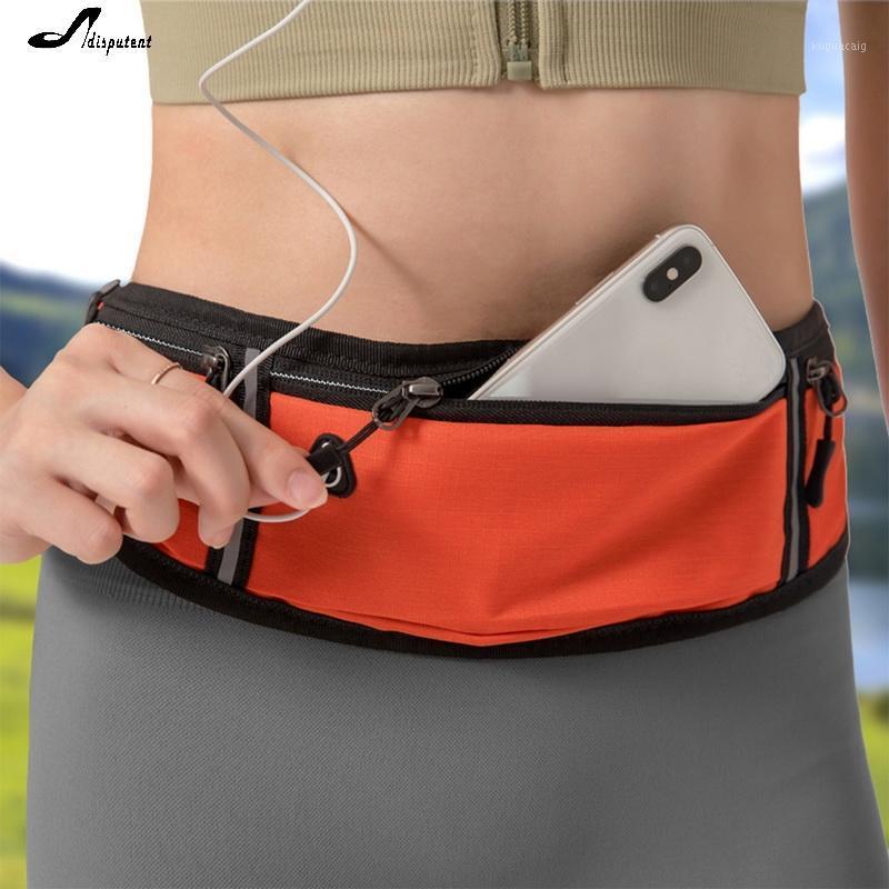 

Adisputent Professional Running Waist Bag Sports Belt Pouch Mobile Phone Case Men Women Gym Sports Bags Running Belt Waist Pack1, Sky blue