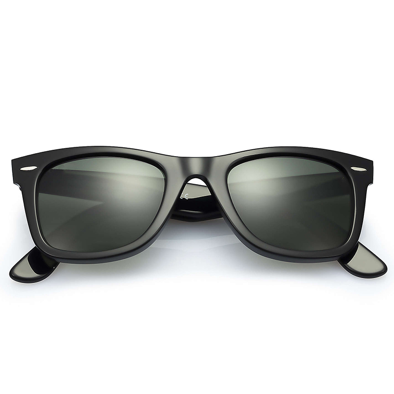 

Best Quality Sunglasses Mens Women Square Acetate Frame Glass Lenses Women Mens Sun Glasses Oculos De Sol wiht Accessories