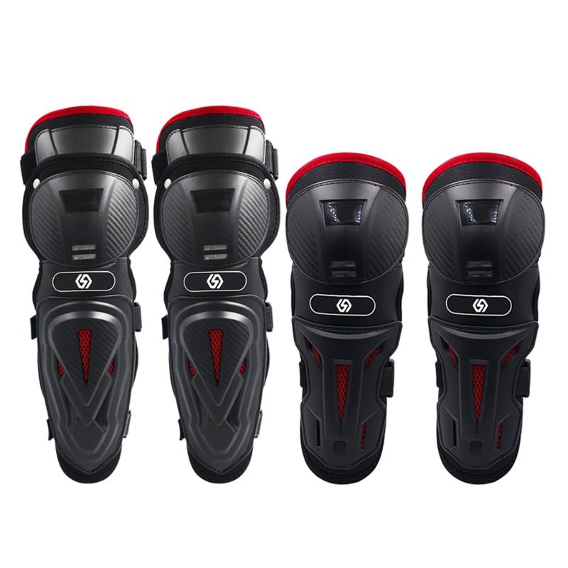 

Motorcycle Protective Gear Knee Pads Elbow Protector Motocross Skating Knee Prot W91F