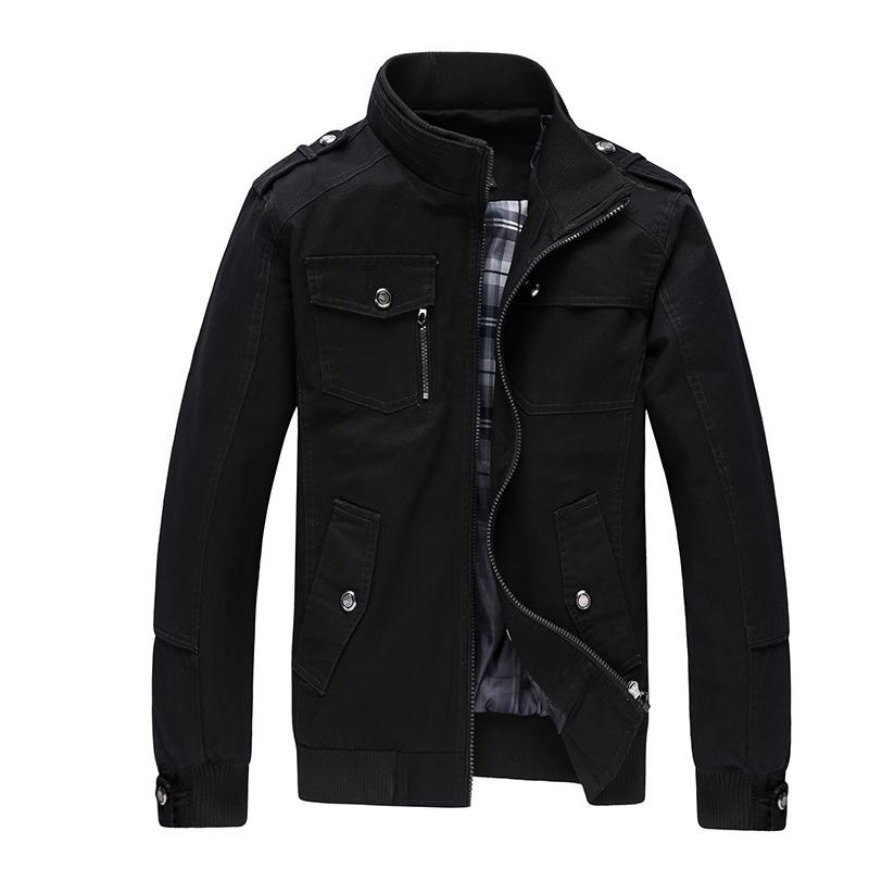 

2020 Casual Men's Bomber Jacket Spring Army Jacket Black Men Coats Winter Male Outerwear Autumn Overcoat 5XL