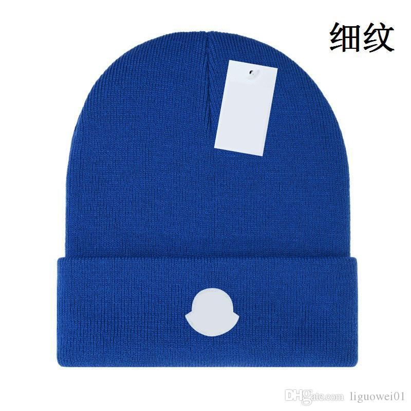 

wholesale France brand Knitted woolen hats warm Winter Fashion men and women beanies casual knitting hip pom-pom skull caps free shipping, Blue;gray