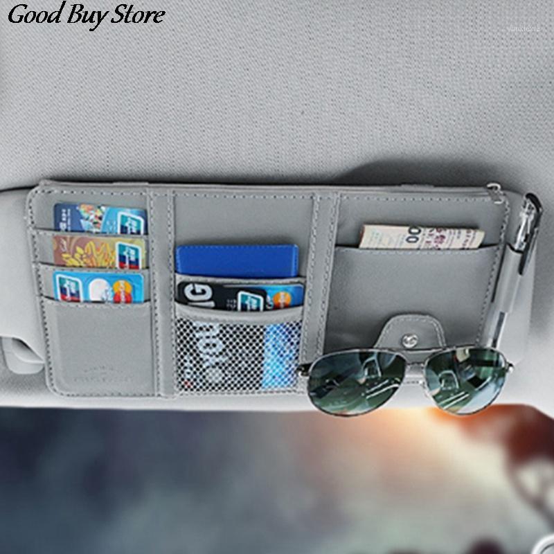 

Car Trunk Organizer Phone Holder Luggage Storage Bag Leather Tidy Hanging Magic Sticker Pocket Car Seat Back Rear Purse Pouch1, Beige