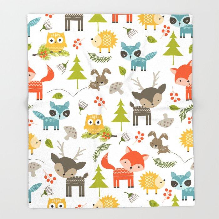 

Cartoons Animals Throw Blanket Portable Soft Picnic Blanket Warm Sofa Bed Sheets Flannel for Bed