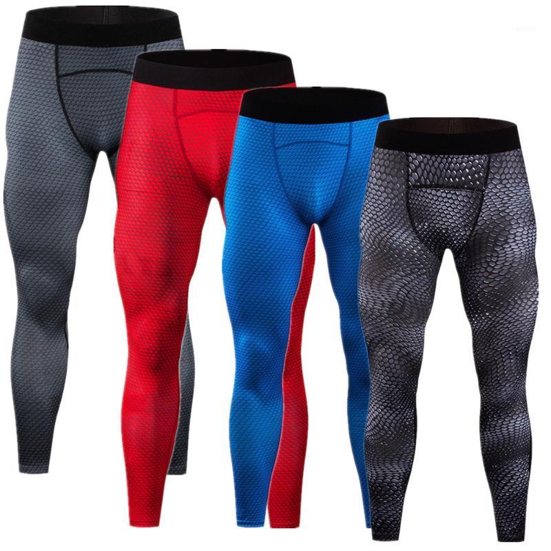 

Men' Compression Pants Capris Sweatpants Pant Leggings Snake Skin Print Running Sports Gym Fitness Male Crossfit Tight Trousers1, Picture color