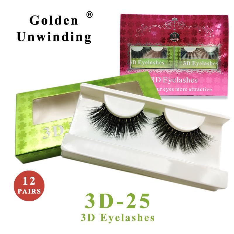 

20 Pairs Mink Lashes Wholesale 3D Faux Mink Lashes Makeup Natural False Eyelashes in Bulk