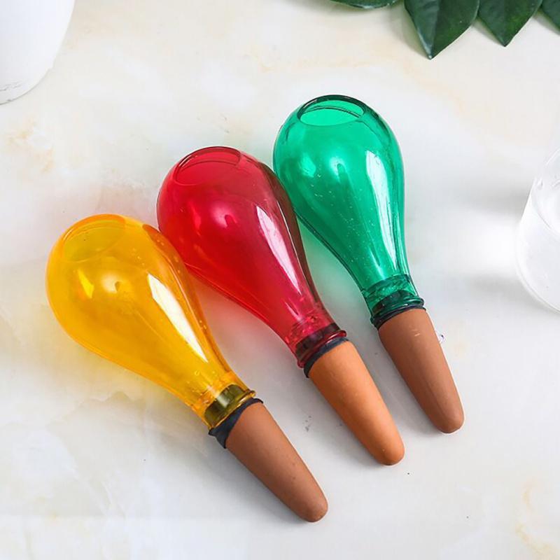 

Succulents Automatic Watering Device Ceramic Dripper Slow Seepage Plant Waterer, Yellow