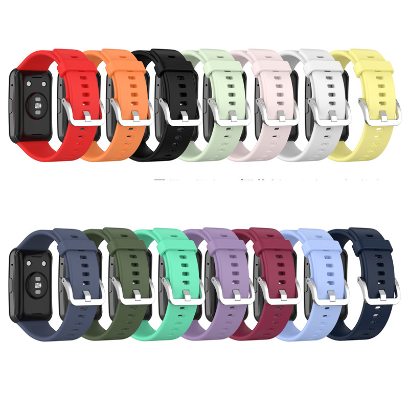

Silicone Replacement Strap Wristband Watch Band For Huawei Watch Fit TIA-B09/TIA-B19 Sport Wriststrap bracelet waterproof wholesale