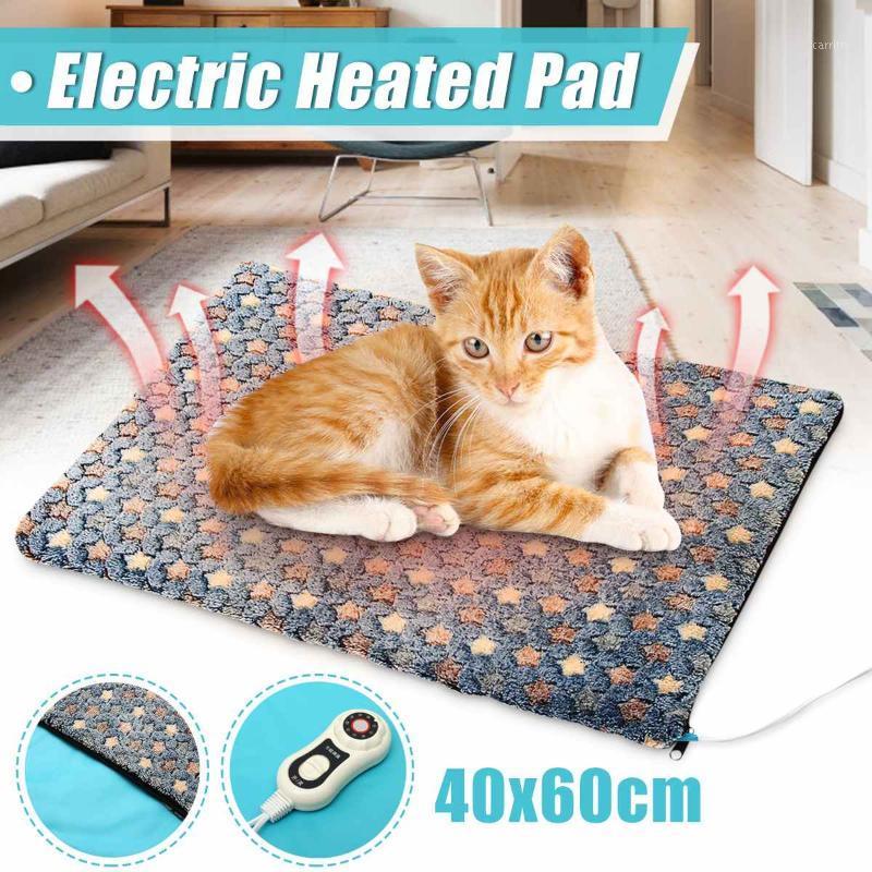 

40x60cm Pet Electric Heating Blanket Waterproof Electric Heated Pad Anti-scratch Cat Dog Pet Mat Winter Heating Sleeping Bed1