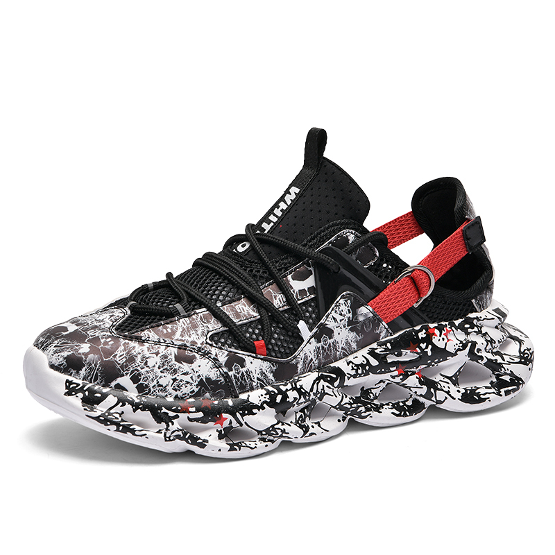 

Fashion for Breathing casual Light man shoes Spring non-slip popular male mesh lace up 39-48 0XLL, Blake