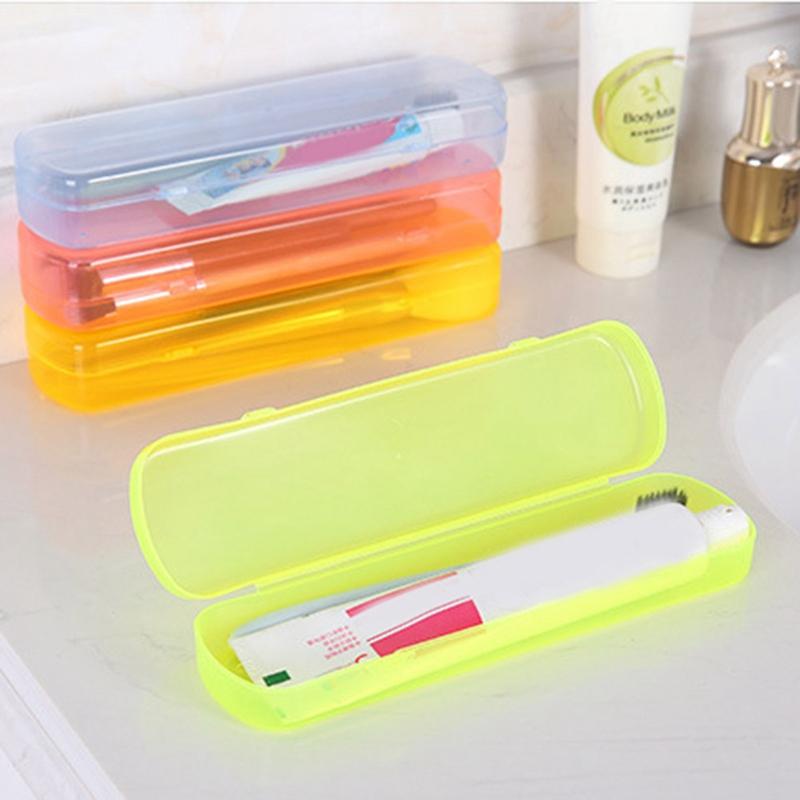 

1pc Portable Toothbrush Cover Holder Outdoor Travel Hiking Camping Toothbrush Case Protect Randomly