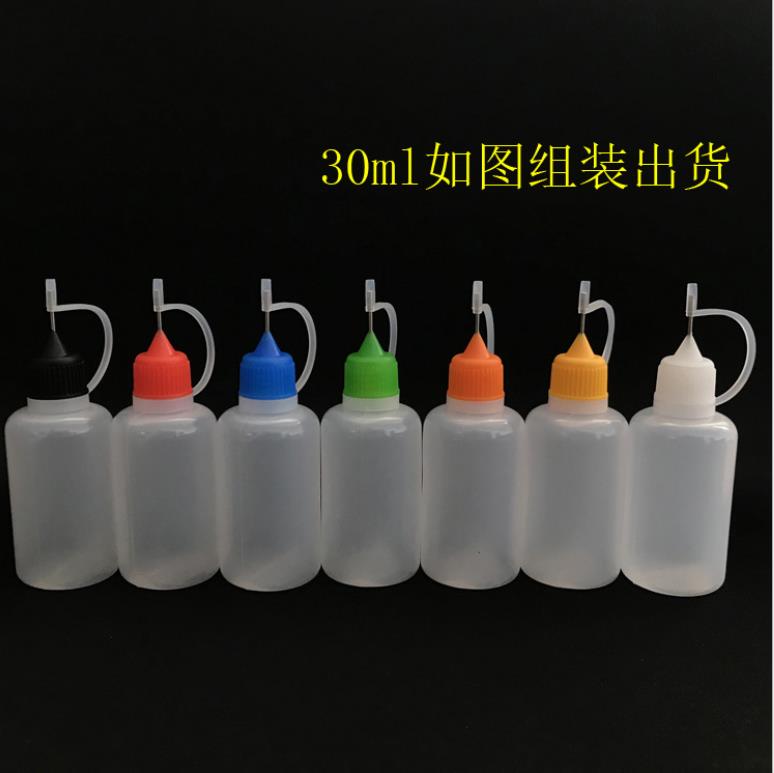 

Others Apparel 30ML E-Cig E-liquid Chubby Gorilla LDPE Plastic Sharp Spout Vape Juice Bottles PET Translucence Unicorn Empty Bottles with Childproof Caps