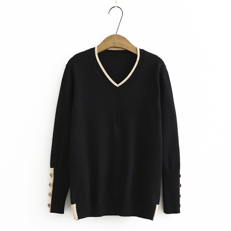 

with Plus Size Cleavage v Female Autumn Long Sleeve Crochet Crocheted Casual Sweaters Outerwear 6fig, Blue