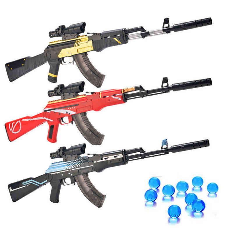 

7844Kids Soft Bullet Ak 47 Water Bullets Boys Airsoft Air s Pistol Glock Gift Boy Outdoor Shooting Gun Toy Blaster Rifle