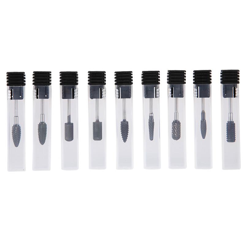

1PCS Nail Drill Bit Tools Electric Manicure Machine Rotary Burr Carbide Milling Cutter Bits White Ceramic Bits
