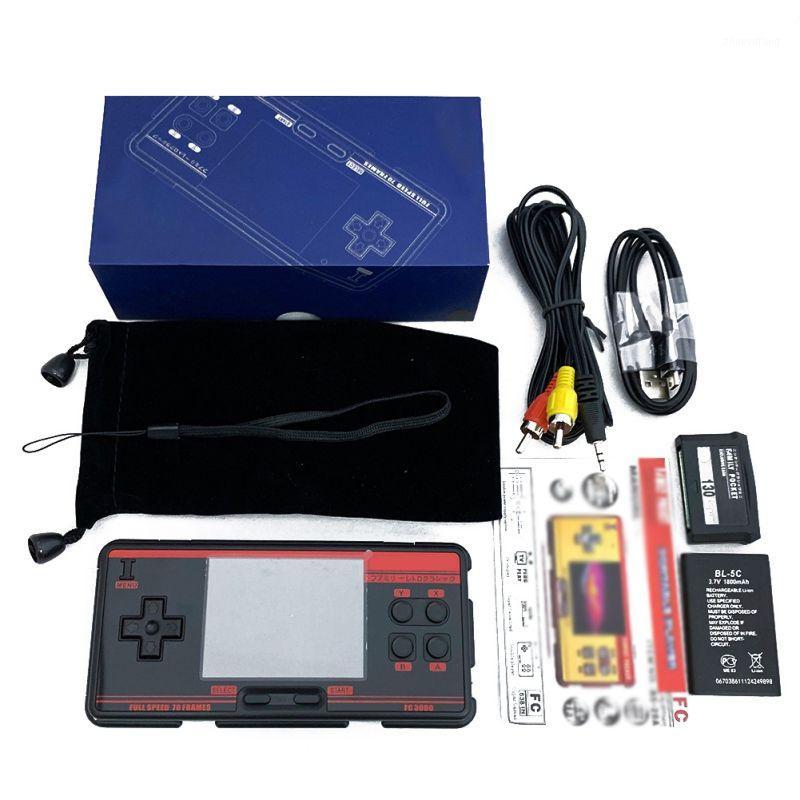 

FC3000 handheld game console 8 simulator red and white children's color screen game console for PXPX7 NEW 20201