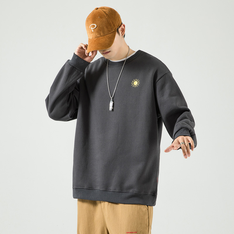 

New Japan Casual O-neck 2021 Hoodie Sweatshirt Men's Thick Fleece Style Hip Hop High Streetwear Clothing G9k6, W842 2
