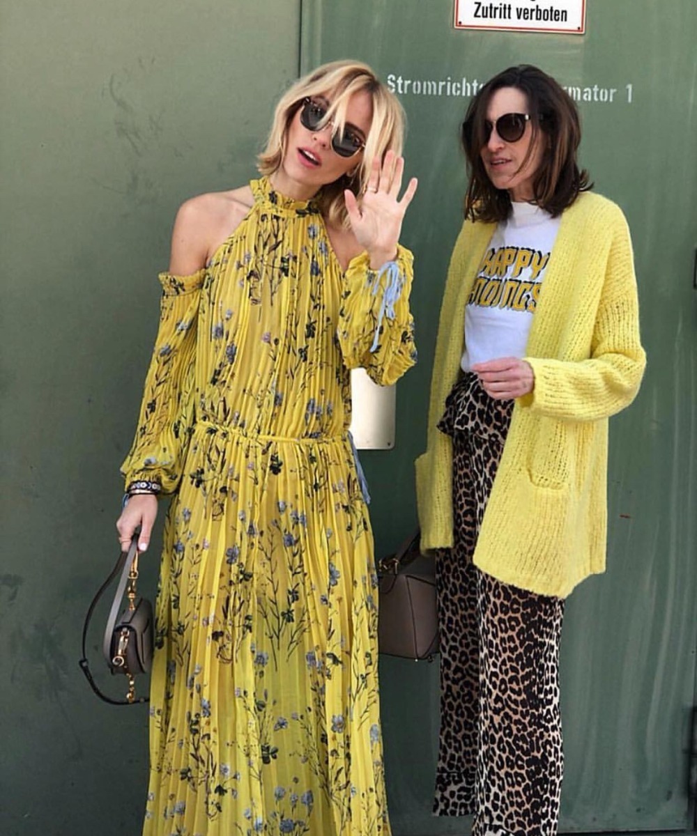 

2021 New Self-portrait Spring Summer Bohemian Yellow Floral Sleeve Printed Beach Dressed Boho Long Holiday Dress Halter Vtga