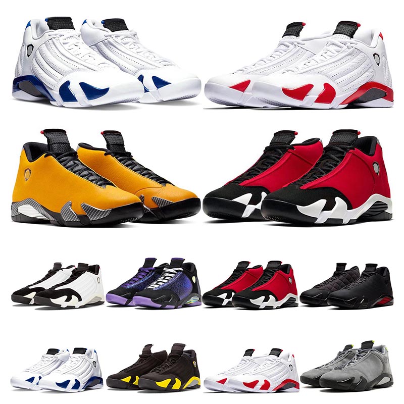 

Mens basketball shoes 14s White Hyper Royal Gym Red University Gold Black Toe Desert Sand mens trainer outdoor sports shoes sneakers, 11 graphite chartreuse