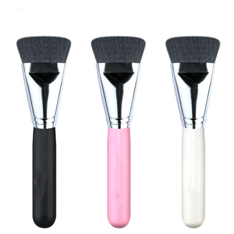 

1Pc Highlighter Pencil Women Make Up Brush New Nylon Flat Kabuki Brush Foundation Face Blending Brushes Makeup Contour