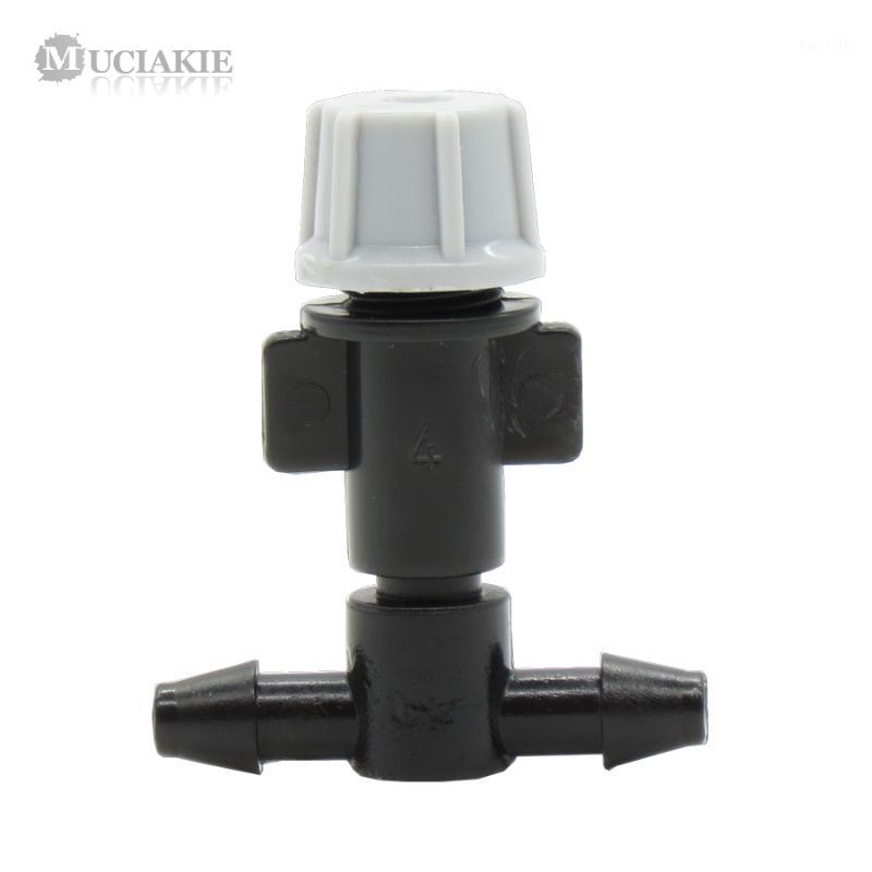 

MUCIAKIE 20PCS Misting Nozzle with Tee Joint for Garden Watering Irrigation Sprinkler for Connection 4/7mm 1/4 inch Tubing Hose1, Axab111cl