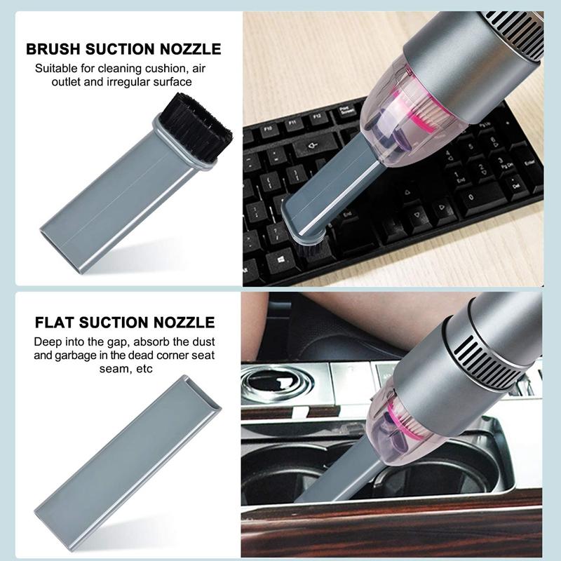 

Keyboard Vacuums ,Handheld Vacuum Cleaner Cordless,Desk Vacuum Cleaner with USB Quick Charge, 2-In-1Portable