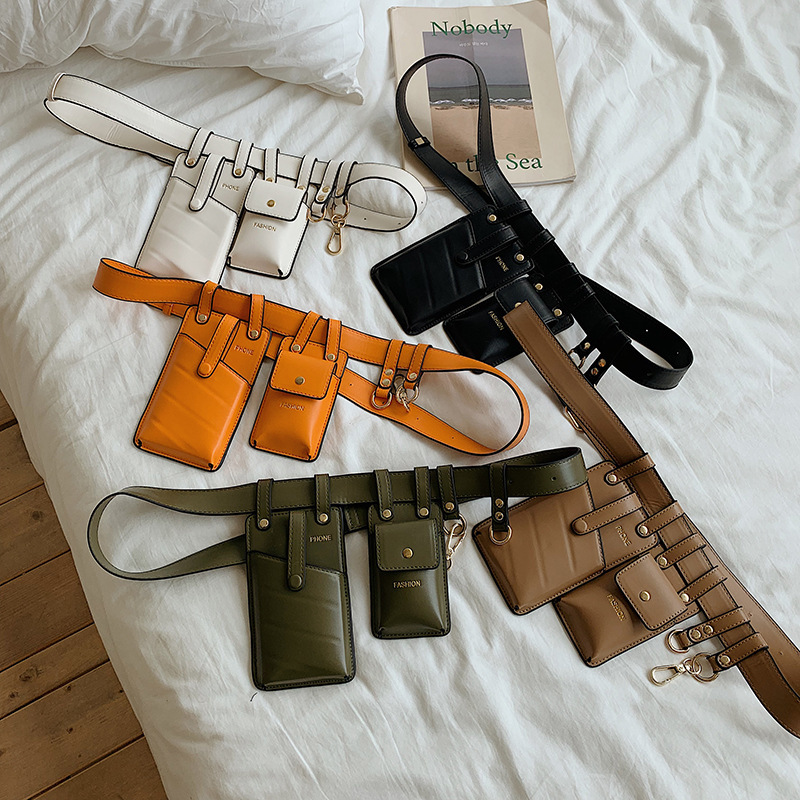 

Mini Waist Bely Bags Gift Pu Women Phone Bag Crossbody Pouch Fanny Pack Girl Fashion Packs Small White Shoulder Strap Chest Begs C1223