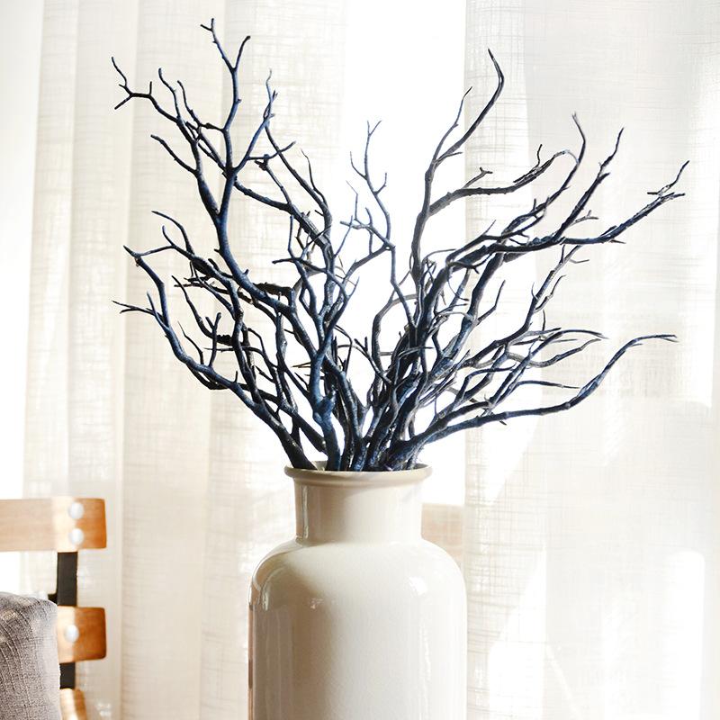 

New Tree Fork Darkness Witch Trees Bifurcated Artifical Flower Antlers Horns Dried Branches Decorations for Home decoration, White